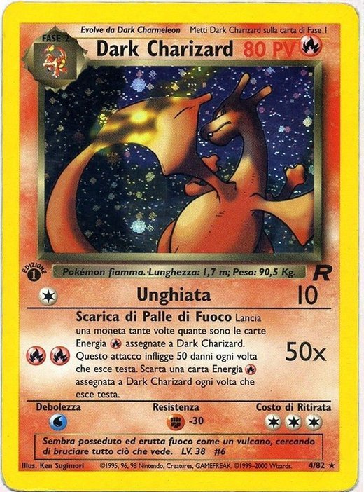 Dark Charizard holo card